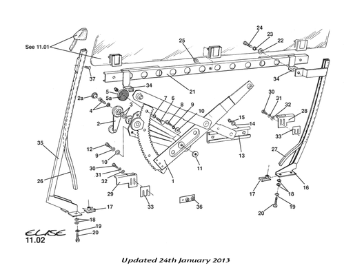 A111U0472V - Door Glass Channel Felt 