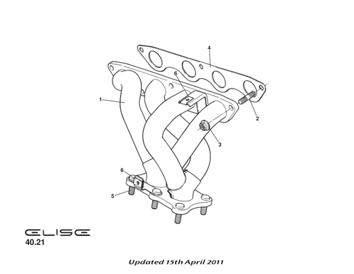 A117E6038S - MANIFOLD-EXHAUST