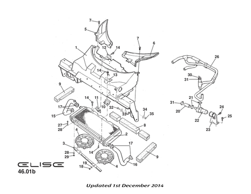 A117K0015F - HOSE-RADIATOR L/H