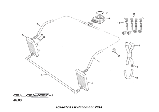 [A120K0021F] A120K0021F - OIL COOLER LH