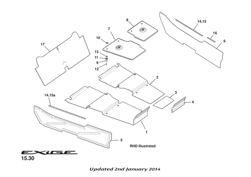 [A124V0055F] A124V0055F - FLOORMAT FIXING-LOWER