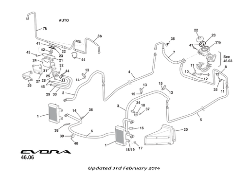 [A132K0153S] A132K0153S - HOSE-OIL STAT/SIDE FEED
