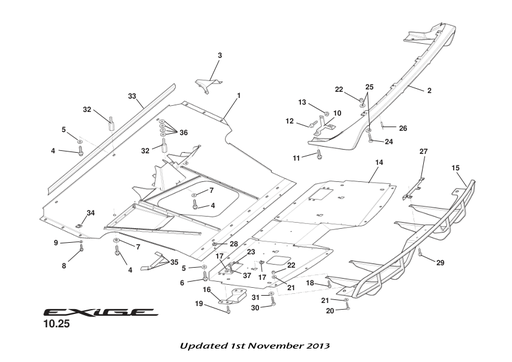 A132U0904F - DUCT-REAR DIFFUSER REAR