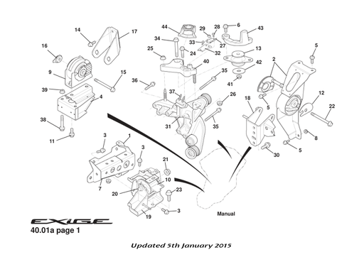 [A138E6005F] A138E6005F - INSULATOR-ENGINE MOUNT R/H