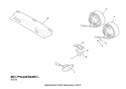 [A138M6000F] A138M6000F - CENTRE HIGH MOUNTED STOP LAMP