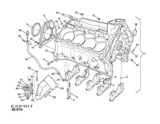 A918E0210F - SEAL-CRANKSHAFT REAR