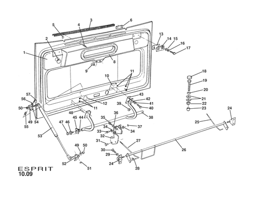 [B082U6158F] B082U6158F - GAS STRUT-BONNET           B3