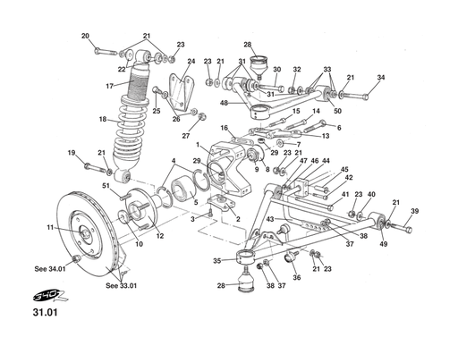 B111C0033F - BRACKET-DAMPER TOP LH (67MM)