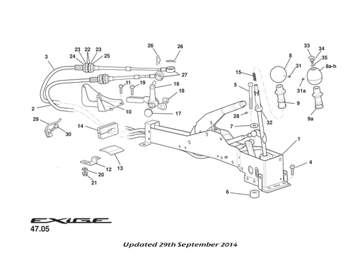 [B120U0017F] B120U0017F - LIFT TUBE-ROUND GEAR LEVER
