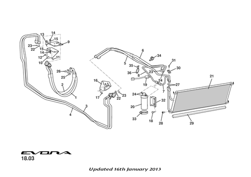 B132P0001F - A/C CONDENSER ASSY