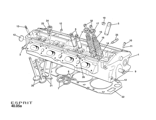 B912E7029Z - GASKET-CYL HEAD