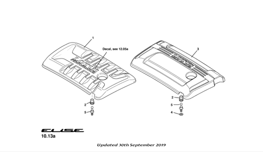 [C120E0167F] C120E0167F - ENGINE COSMETIC PANEL [2ZR]