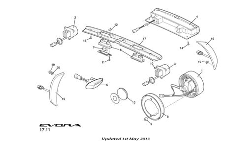 [A142M0015S] A142M0015S - Lamp Side Repeater