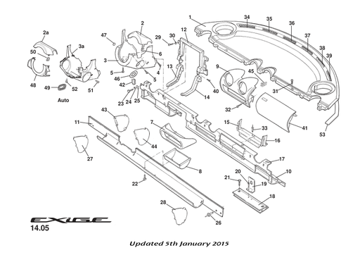 [B124U0124F] B124U0124F - Fascia Top Panel