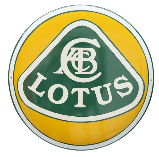 LOTUS01 - Plaque émaillée Lotus