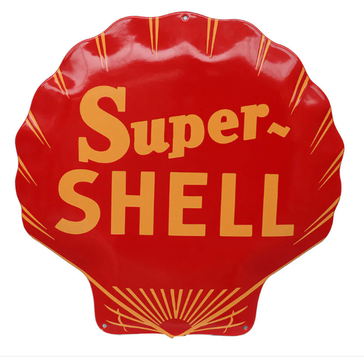 SHELL01 - Plaque émaillée Super Shell