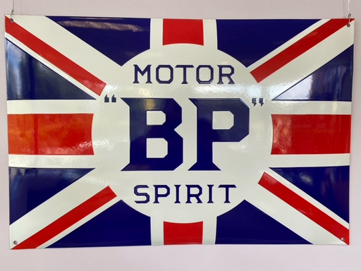 BP01 - Plaque émaillée BP Spirit