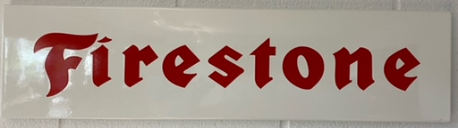 FIRE01 - Firestone geëmailleerd bord