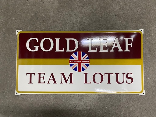 GL01 - Plaque émaillée Gold Leaf